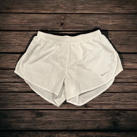 Nike Pants - Nike Dri-Fit White Athletic Shorts Lightweight Breathable